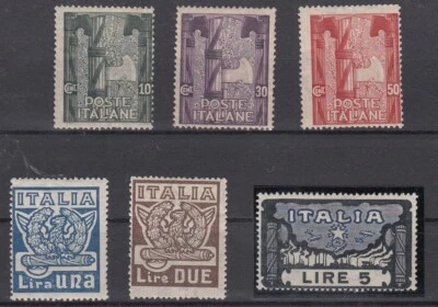 SC26018/ ITALY – SASSONE # 141 / 146 COMPLETE MINT MNH – CV 315 $ - Image 1 of 2