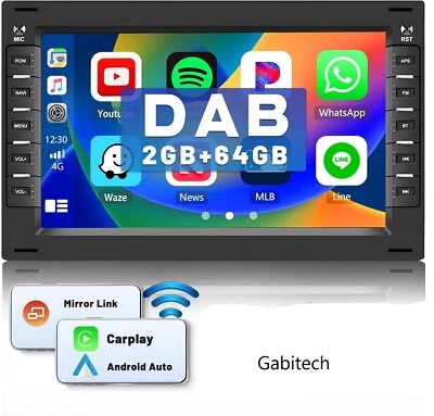 Android 13 Autoradio GPS Navi BT für VW SKODA PASSAT BORA POLO SHARAN JETTA MK4 - Bild 1 von 4