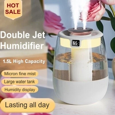 1500ML Esencial Humidificador en casa de aroma de difusor de aceite para oficina - Image 1 of 4