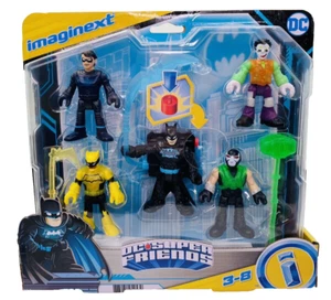 NIP Imaginext DC Super Friends Batman Nightwing The Signal Joker Bane Figures - Picture 1 of 4