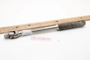 Thorsen 12J 3/8" Drive 8” Chrome Knurled Handle Flex Head Breaker Bar USA - Picture 1 of 9