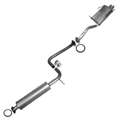 Комплект выхлопной системы с резонаторной трубой глушителем подходит для: Nissan Maxima 3,0 л 1999-2000 годов выпуска - Изображение 1 из 4