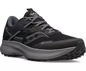 SAUCONY RIDE 15 TR Scarpe Trail Running Uomo GORE-TEX® Black Charcoal S20799 10 - Foto 1 di 5