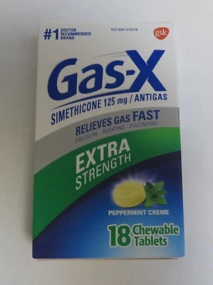 Gas-X Comprimidos Masticables Alivio Gas con Simeticona 125 mg, Pimienta Foto 1 de 4