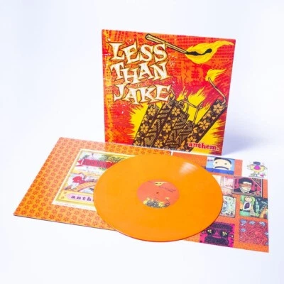 Less Than Jake – Anthem Vinyl Fire Orange Color Third Pressing Brand New Sealed - Image 1 of 4