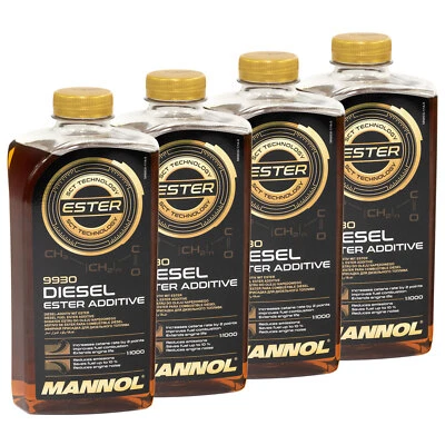 MANNOL Diesel Ester 4 X 1 Litro Additivo Antiusura Pulitore Additivo Diesel