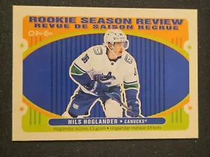 21-22 O-Pee-Chee Nils Hoglander Retro π¨π¨π¨ Rookie Season Review - Picture 1 of 2