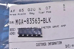 3 Agilent RF Driver SMD +22dBm PSAT 3V Power Amplifier 0.5–6 GHz MGA-83563-BLK - Picture 1 of 2