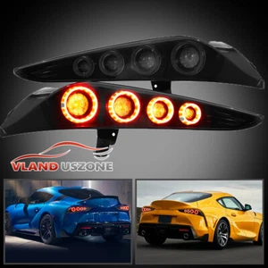 VLAND LED Tail Lights For 2020-UP Toyota GR Supra A90/A91 Smoked Lamps assembly - Picture 1 of 17