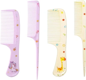 Bmeigo 4Pcs Kids Hair Brush Set for Girls Boys - Toddler Hair Combs Wide Toot... - Picture 1 of 12
