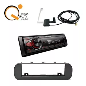 PIONEER MVH 130 DAB AUTORADIO Fit Panda 3 Serie Antracite DAB+ USB MP3 ANTENNA - Foto 1 di 1