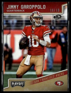 2018 Panini Playoff #171 Jimmy Garoppolo 4th Down #/10 - Picture 1 of 2