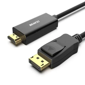 DisplayPort DP auf HDMI Adapter Kabel HDMI  Wandler High Speed Verbindungskabel✅ - Bild 1 von 6