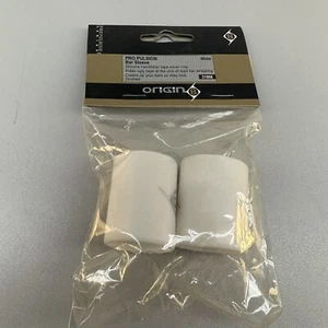 Funda de barra de pulsiones Origin8 Pro cubierta de silicona blanca para extremo de cinta de manillar - Imagen 1 de 2
