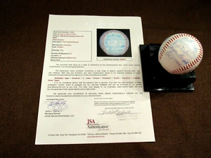 1969 WSC NEW YORK METS KOONCE AGEE CLENDENON 20X SIGNED AUTO BASEBALL JSA LOA - Picture 1 of 7