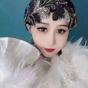 Sombreros de hiyab de lujo para mujeres musulmanas cubierta de cabeza tapas envolventes cáncer quimioterapia gorro islámico - Imagen 1 de 15