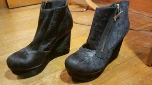 Diesel Mujer The Zippers Blairey Cabello de becerro Plataforma Botines - Imagen 1 de 8