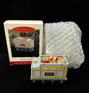 Hallmark Keepsake Xmas Ornament Yuletide Central TENDER CAR 1995 Train - Picture 1 of 4