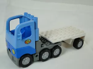 Lego Duplo LKW Truck Tieflader mit kleinem Anhänger - Bild 1 von 4