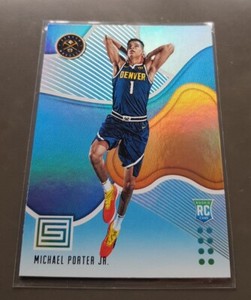 MICHAEL PORTER JR. NBA ROOKIE CARD PANINI STATUS 2018-19 RC BLUE # 186 NUGGETS