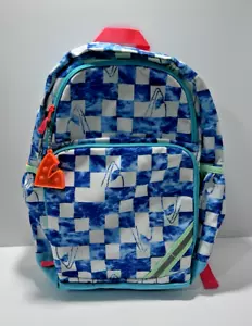 Kids' Classic 17" Laptop Backpack Shark - Cat & Jack️ Blue/White NEW! - Picture 1 of 9
