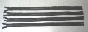 13 black nylon black zipper (22 inches) - Picture 1 of 5
