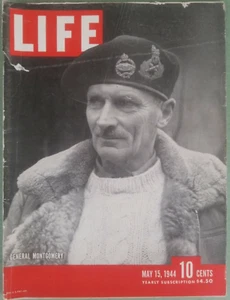 Life Magazine May 15 1944 General Montgomery War Production - Picture 1 of 12
