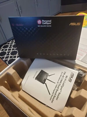 ASUS Wireless Ac1900  T Mobile AC1900 Dual Band Gigabit Router AiProtection - Image 1 of 4