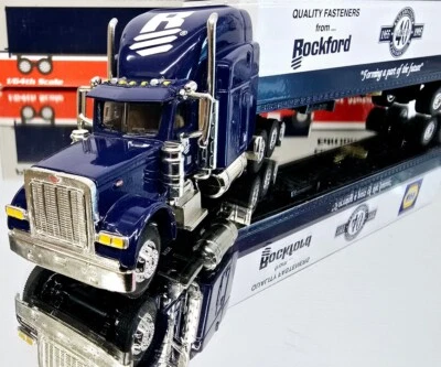 NAPA/ ROCKFORD PETERBILT 379 SEMI BANK 1/64 SPECCAST DIECAST (BOX NOT PERFECT) - Image 1 of 4