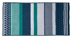 Sympathica Family Strandtuch Liegetuch List Cuba Streifen blau  90x180 10122 - Bild 1 von 1
