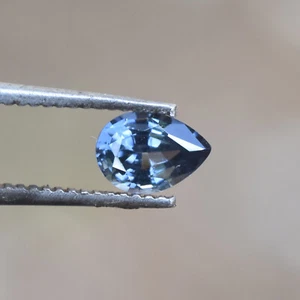 0.46 Ct Loose Pear Shape Blue Spinel Natural Flawless Clarity Sri Lankan Origin - Picture 1 of 5
