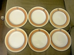 Set Of 6 Mayer China F Beaver Falls Fox Head Vixen II 7.5” Salad/Dessert Plates - Picture 1 of 7
