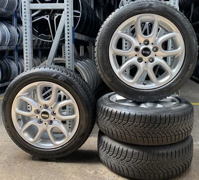 4 Orig MINI Winterräder Loop Spoke 494 195/55 RF16 87H M+S F55 F56 F56 BEV F57 6 - Bild 1 von 3