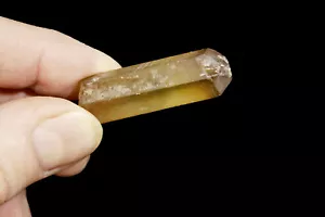 Piedra preciosa de curación de chakras espécimen mineral de roca natural CITRINO punta de cristal de 2" - Imagen 1 de 2