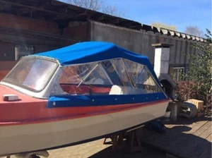 Cabrioverdeck, Klappverdeck, Verdeck, Sonnensegel für Motorboot Ibis 2 & 3 - Bild 1 von 45