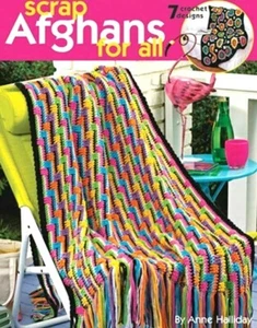 Scrap Afghans for All: 7 Designs to Crochet using WW Yarn  LA3819 - Picture 1 of 2
