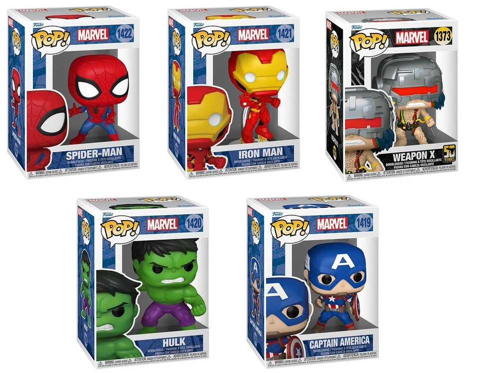 Funko pop Marvel supereroi Avengers e vari - Immagine 1 di 1