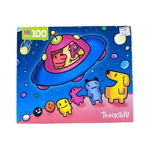 Tamagotchi MB Puzzle 100 Pezzi Vintage COMPLETO Realtà Virtuale Pet 1997 USA - Foto 1 di 12