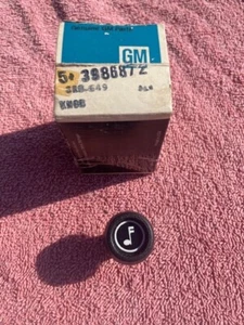 1973-1975 Chevrolet Impala Camaro Caprice Monte Carlo NOS Radio Volume Knob - Picture 1 of 5