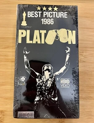 Platoon Betamax Not VHS Movie Hemdale HBO Video Sealed - Image 1 of 2