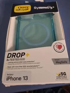 OtterBox Apple iPhone 13 Symmetry Case with MagSafe - Angelite Aura - Picture 1 of 3