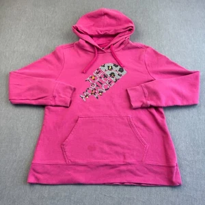 The North Face Hoodie Womens XL Pink Pullover Sweatshirt Fleece Stretch Outdoors - Picture 1 of 11