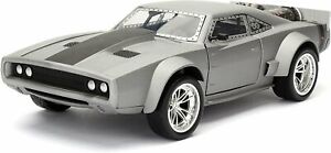 Jada Toys Fast & Furious 1:24 Dom's Ice Charger Die-cast Car, Toys for Kids...