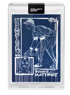 TOPPS PROJECT 2020 DON MATTINGLY #69 1984 TOPPS #8 YANKEES GREGORY SIFF - Image 1 of 3