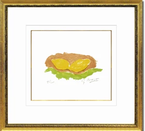 George Braque Signed Original Lithograph - Les Citrons 1954 Framed - Picture 1 of 2