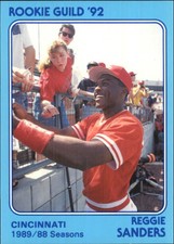 1992 Star Rookie Guild #5 Reggie Sanders Reds  C25535 - NM-MT