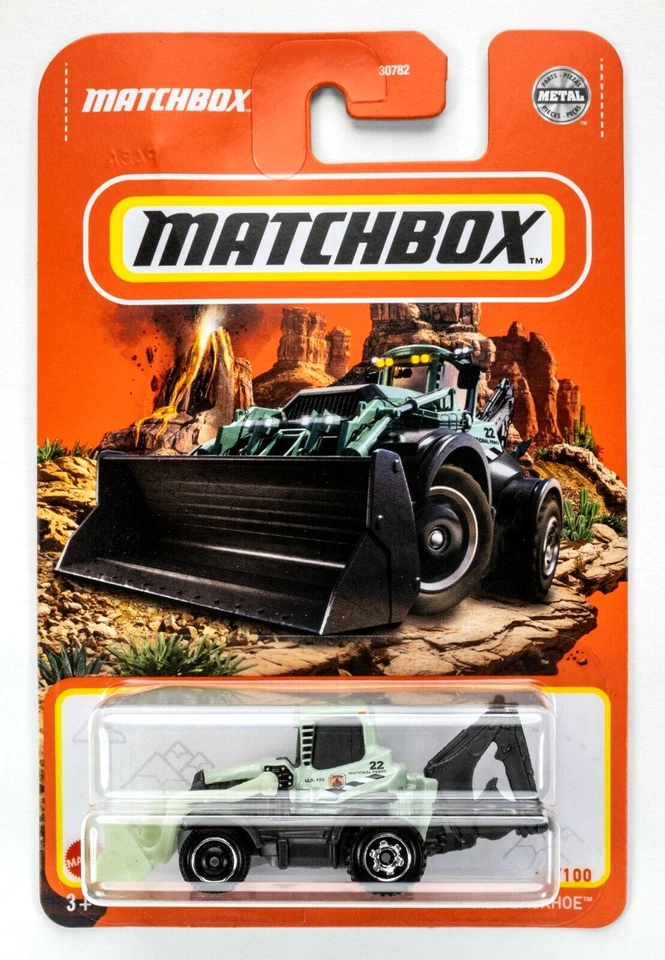 2022 Matchbox #29 MBX Backhoe™ GENTLE GREEN | NATIONAL PARKS | FSC - Image 1 of 1
