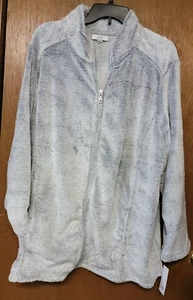Neu mit Etikett Damen Übergröße 2X CROFT & BARROW Mockneck FLEECEJACKE eisgrau $ 48 - Bild 1 von 4