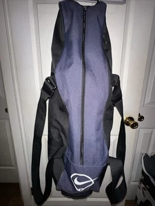 Nike Baseball Bat Bag Black And Blue With Handles & Hanging Hooks 35” Long - Picture 1 of 11