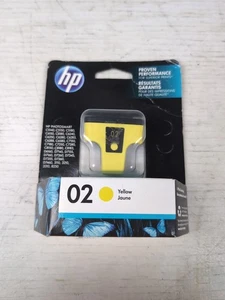 HP 02 C8773WN Żółty atrament Wkład z nadrukiem Zapieczętowany - Exp wrzesień 2018 - Zdjęcie 1 z 4
